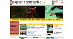 Desktop Screenshot of exploringcostarica.com